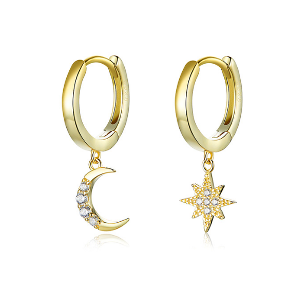 petites boucles doreilles dorées pendantes bijoux fantaisie petit prix la selection parisienne 1