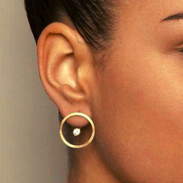 jolies boucles d'oreilles dorées fines pour femme bijoux fantaisie la selection parisienne
