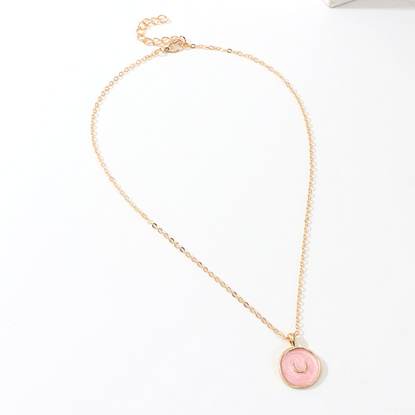 collier pendentif lune étoile rose bijou fantaisie doré pas cher la selection parisienne 7
