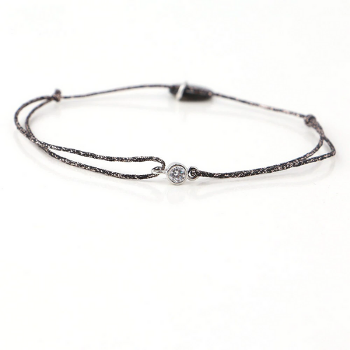 bracelet cordon imprimé noir et blanc strass bijou fantaisie fille femme cadeau pas cher en ligne
