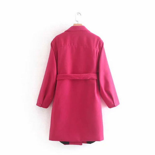 manteau fushia laine pour femme rose eshop mode la selection parisienne 1