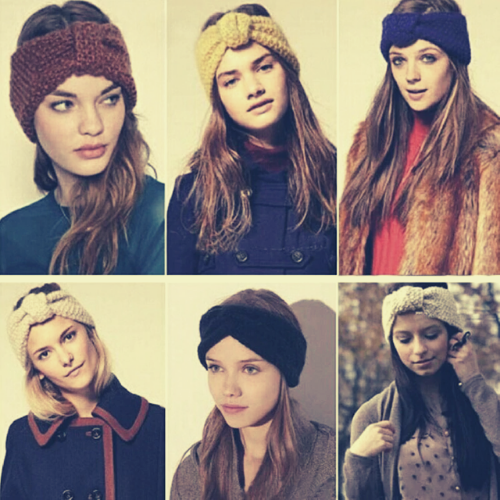 headband laine inspiration hiver bandeau cheveux accessoire coiffure tendance vintage original