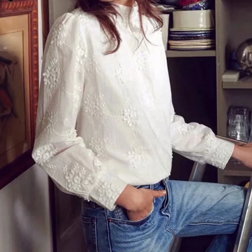 blouse blanche chic tendance  mode femme en ligne