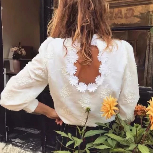 blouse blanche chic tendance printemps 2021 femme
