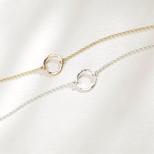 collier chic élégant minimaliste argent 925 ou or jaune pour femme bijou cadeau la selection parisienne