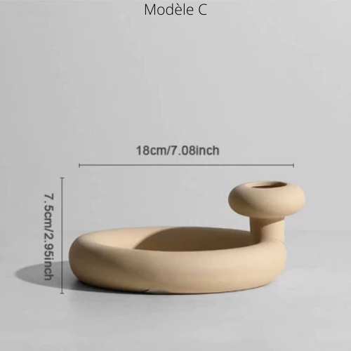 vase céramique naturel design déco pas chère