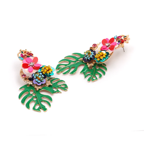 boucles doreilles colorées originales pendantes bijoux fantaisie femme eshop