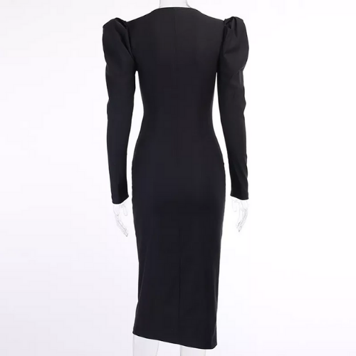 robe noire chic cocktail femme boutique la selection parisienne