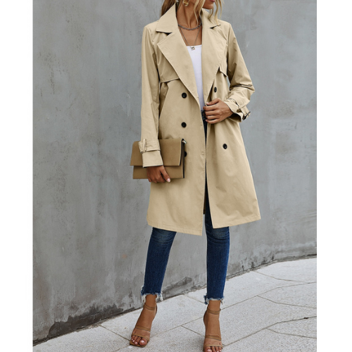 trench beige femme pas cher