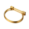 bracelet jonc vis la selection parisienne acier inoxydable or bijoux en ligne femme