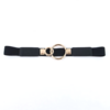ceinture de taille noire élastique boucle dorée tendance femme en ligne la selection parisienne