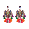 boucles d'oreilles fantaisies pendantes colorées bijou original en ligne