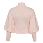 pull rose demi col roulé pour femme mode hiver 2020 1