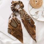 chouchou foulard foulchie imprimé léopard accessoire cheveux tendance 12