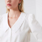 blouse blanche à broderie femme mode en ligne bcbg