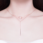 collier long sautoir pendentif argent 925 plaqué or rose cadeau femme chic élégant pas cher en ligne la selection parisienne