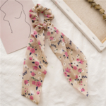 chouchou foulard accessoire cheveux original cadeau femme en ligne la selection parisienne foulchie imprimé fleuri 7