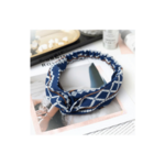 bandeau cheveux bleu imprimé ethnique boho chic accessoire tendance fille femme
