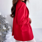 blazer rouge femme eshop mode la selection parisienne style chic