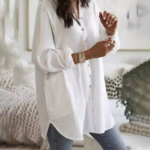 chemise oversize blanche en gare de coton mode femme la selection parisienne