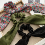 chouchou foulard imprimé floral tendance