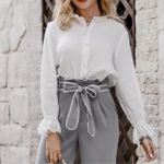 chemisier blanc coton chic femme mode en ligne