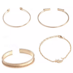 multi bracelets dorés tendances bijoux en ligne
