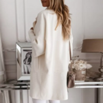 manteau blanc chic femme automne hiver 2021