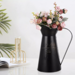 vase  fleurs pot de lait noir