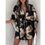 mini robe de plage imprimée colorée femme boutique mode en ligne