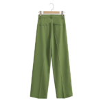 pantalon vert taille haute femme mode automne 2022