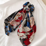 chouchou foulard tendance à fleurs