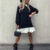 mini robe chemise pull noire originale femme hiver 2020 en ligne pas chere la selection parisienne eshop