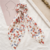 chouchou foulard accessoire cheveux original cadeau femme en ligne la selection parisienne foulchie imprimé fleuri 5