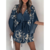 mini robe de plage imprimée colorée femme petit prix