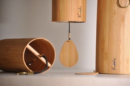 Aqua Koshi carillon accordé fabrication en France bambou naturel instrument  musique - Escale Sensorielle