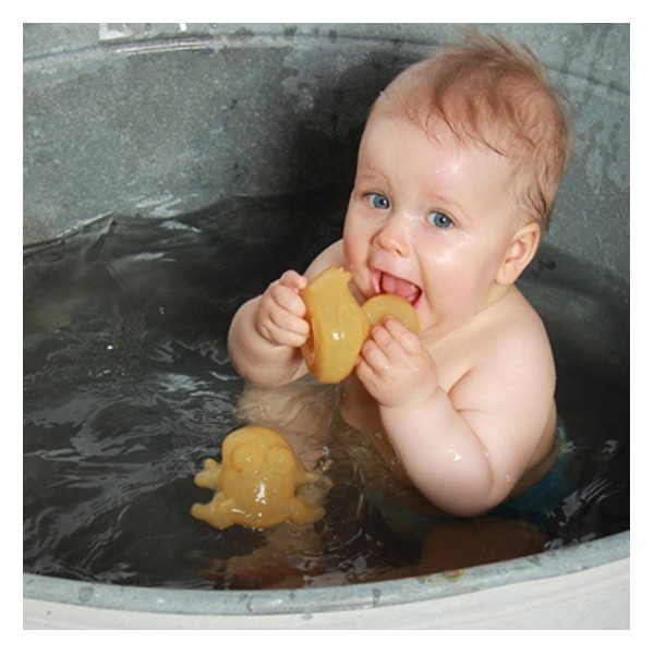 Petit Canard Alfie Junior - Jouet de bain Hevea