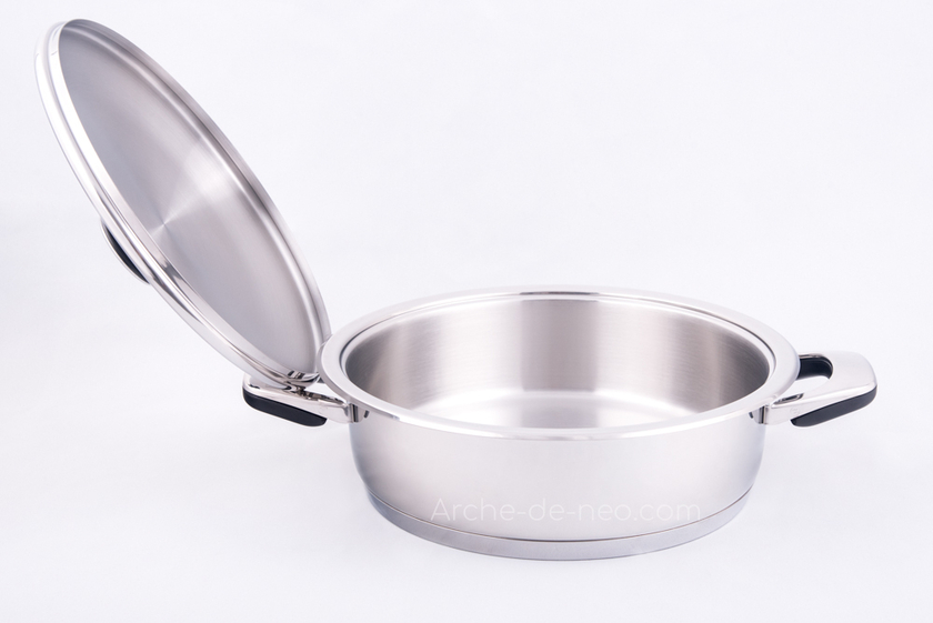 Multicuiseur bombé inox 24cm ABE cuisson basse température ou vapeur