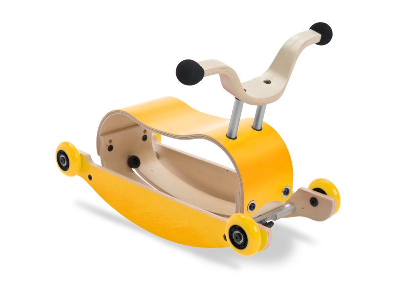 Wishbone Mini Flip - jaune