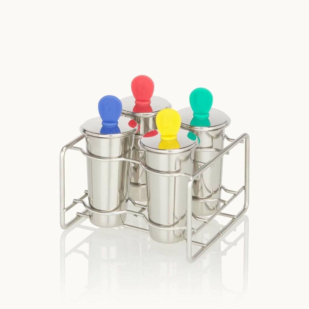 Gourde Inox Zéro Déchet Enfant Loopy Ours - Gaspajoe - Prairymood