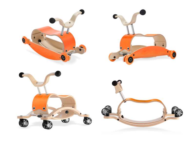 Wishbone Mini Flip Deluxe- orange