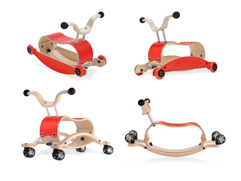Wishbone Mini Flip Deluxe- rouge