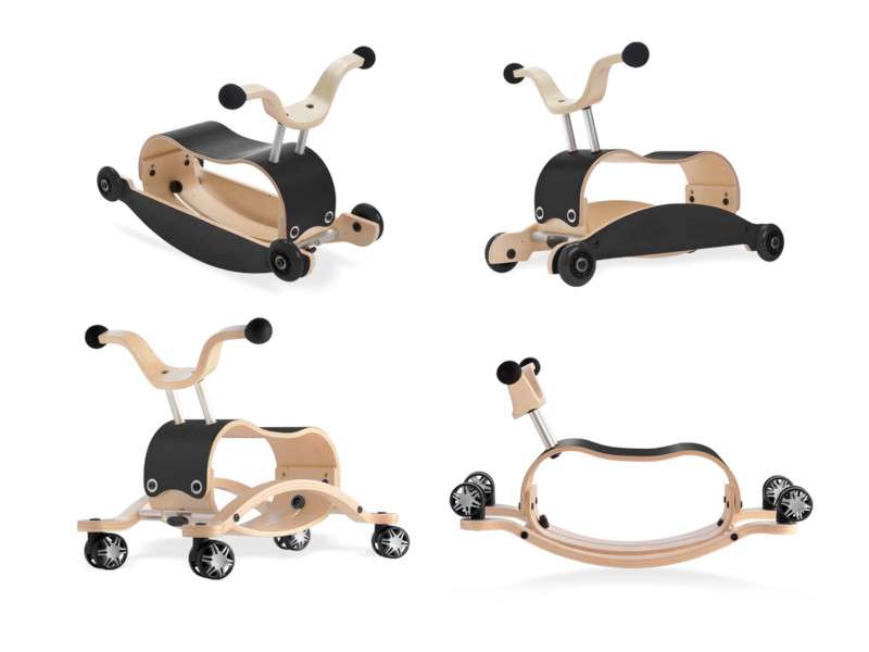 Wishbone Mini Flip Deluxe - noire