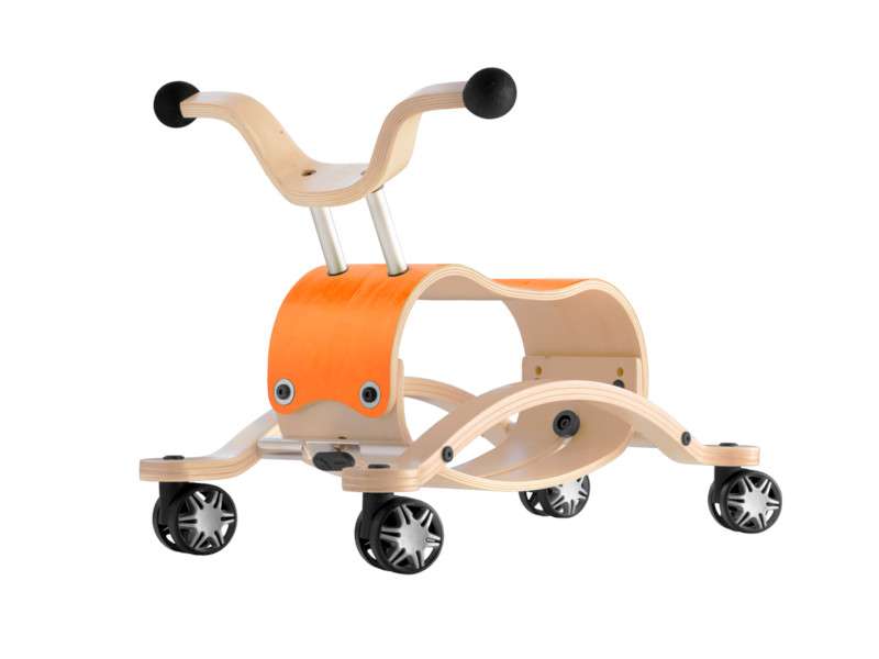 Wishbone Mini Flip Deluxe - orange - base course