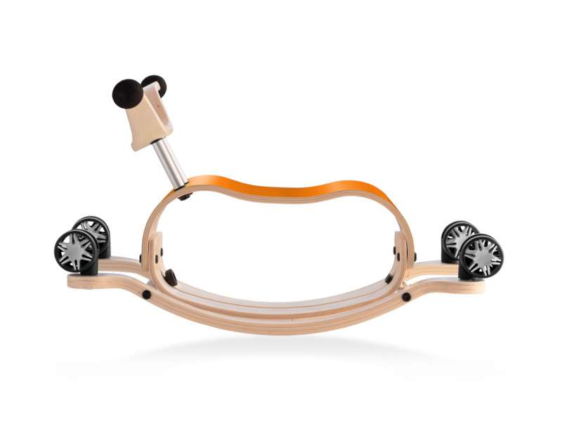 Wishbone Mini Flip Deluxe - orange - profil base course