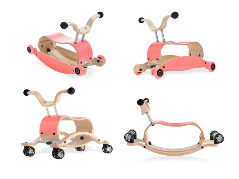 Wishbone Mini Flip Deluxe - rose