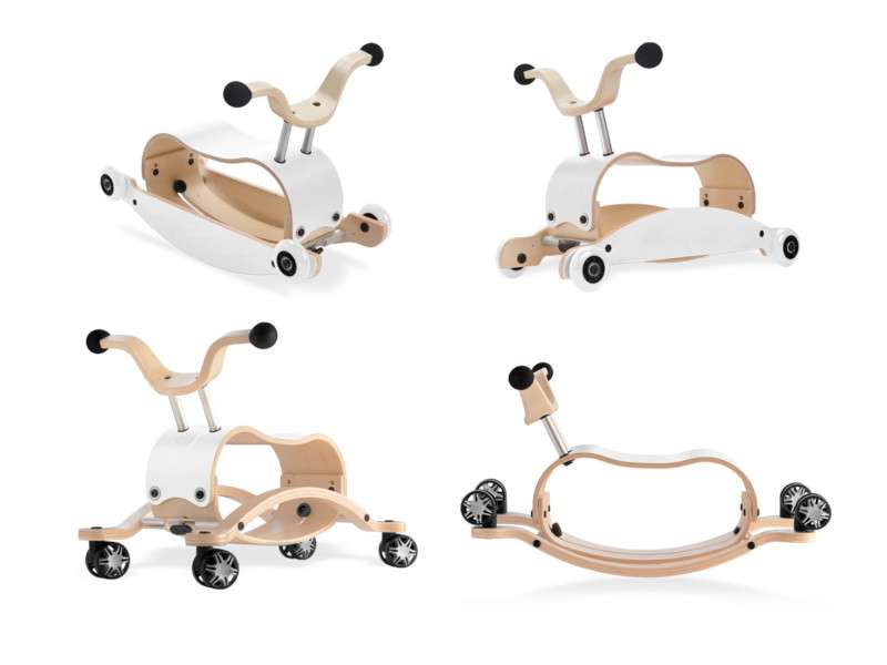 Wishbone Mini Flip Deluxe- blanc