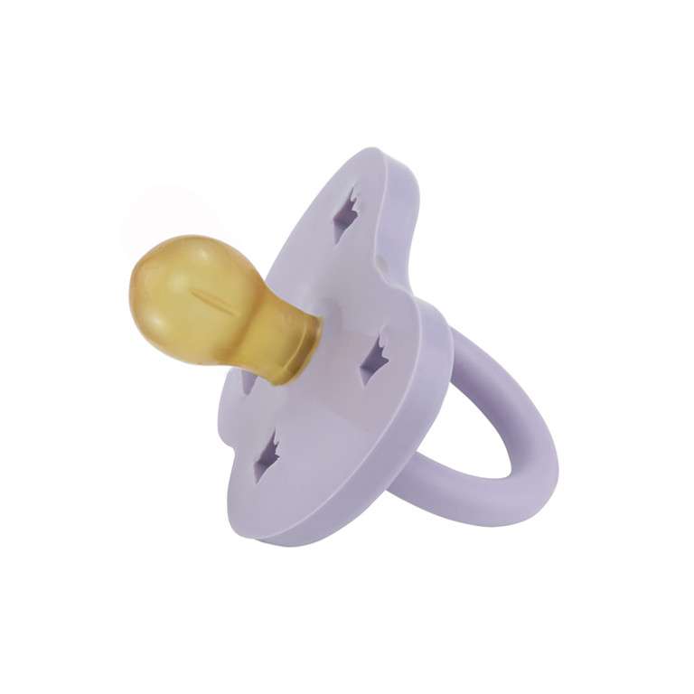 tétine Hevea Planet ronde - 3 - 36  mois - caoutchouc naturel - dusty violet
