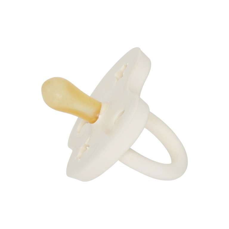 Tétine caoutchouc hevea planet symetrique 0-3 mois milky white