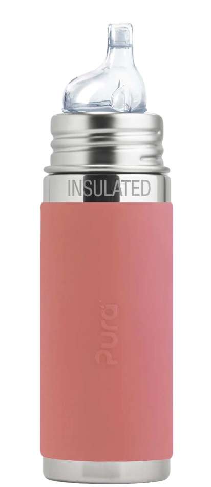 Biberon Isotherme Évolutif Pura Kiki 260 ml – Acier Inoxydable et Bec Silicone -